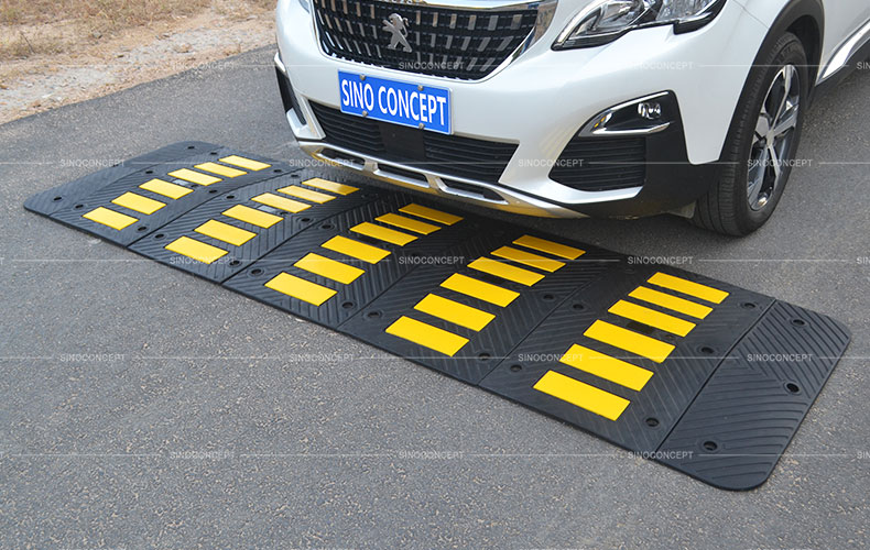 View of base details for 750mm reflective safety cone made of orange PVC as a temporary traffic management equipment