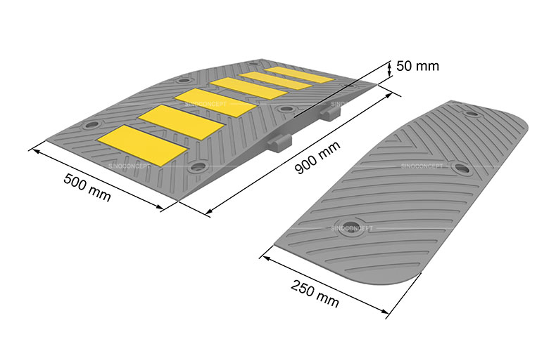 View of base details for 750mm reflective safety cone made of orange PVC as a temporary traffic management equipment